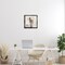 Stupell Industries Off-White with Brown Streaks Floater Framed Canvas Wall Art Design by Susan Jill